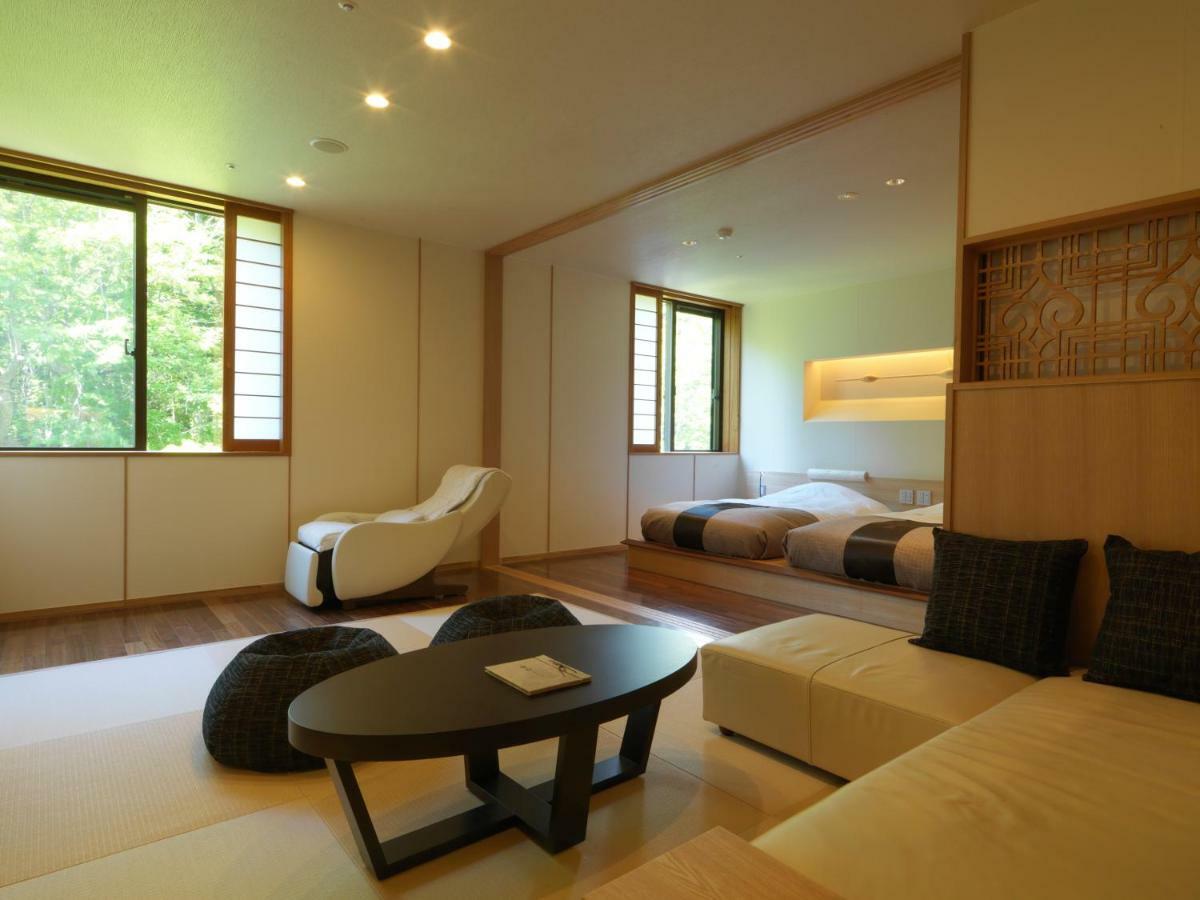 Niseko Konbu Onsen Tsuruga Moku-no-sho Hotel Eksteriør billede